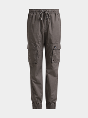 Jet Teen Boys Grey Cargo Jogger Pants