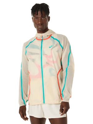 Mens Asics Limited Series Road Packable Birch Jacket