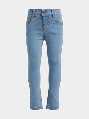 Exact Younger Girl's Light Wash Skinny Jeans