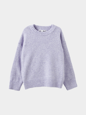 Cotton On Kids Girl Purple Sam Soft Knit Jumper