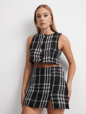 The FIX Women's Black Bouchle Waistcoat