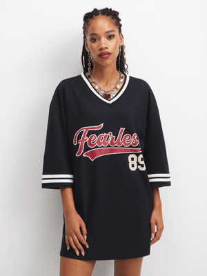 The FIX Women's Black Sports Graphic Top