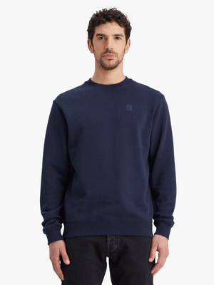 Men's Scotch &  Soda Navy Core Logo Sweatshirt