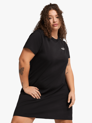 Puma Womens Essential No.1 Logo Black Dress