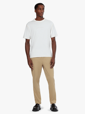 Men's Scotch & Soda Cream Core Logo Front Chest T-Shirt