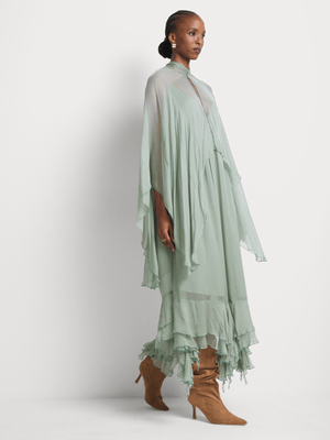 Luella Kaftan Cape Dress