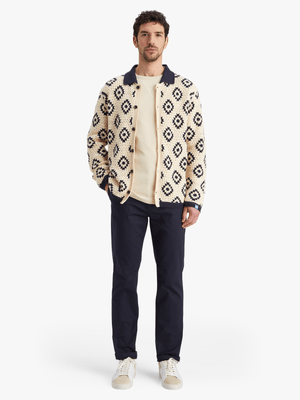 Men's Scotch & Soda Multi Crochet Knitted Shirt