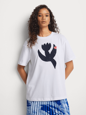 Women's Scotch & Soda White Core The Free Spirit Peace T-shirt