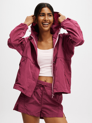 Women's Cotton On Red Active Ace Anorak