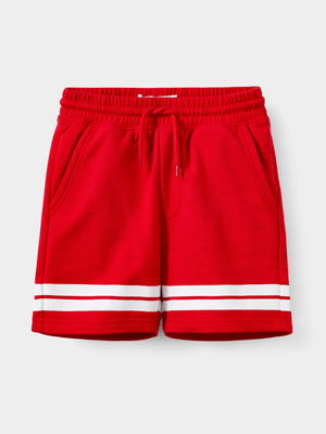 Cotton On Kids Boy Red Henry Slouch Shorts