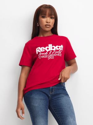 Redbat Athletics Women's Red T-Shirt