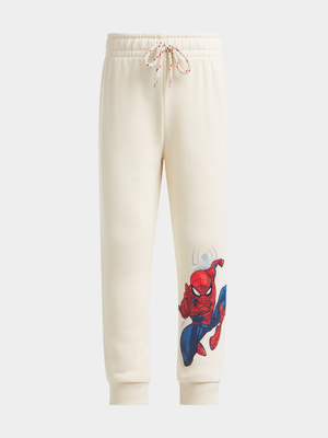 Jet Younger Boys Almond Milk Spiderman Active Pants