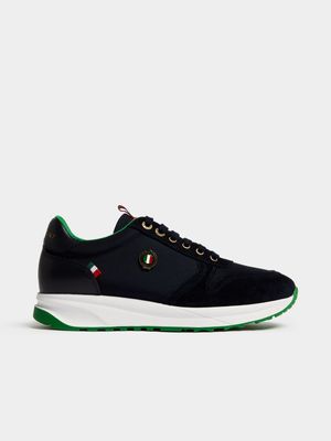 Fabiani Men's Navy Tri Colour Ingo Sneaker