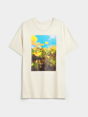 Nike Men's Nsw Beige T-Shirt