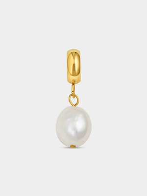 Tempo Jewellery Gold Plated Freshwater Pearl Charm
