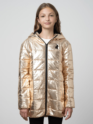 Girls Polo Gold  Kim Longer Length Puffer Jacket
