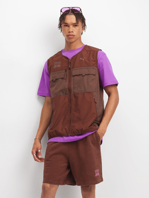 Puma x TMNT Men's Brown Shorts