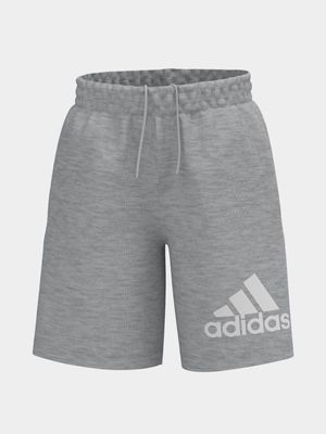 adidas Boys Toddler Brand Love Grey Shorts