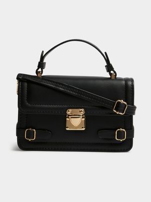 The FIX Women's Black Boxy Bag