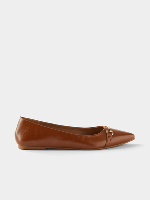 Women's Cotton On Brown Prima Classic Ballerina