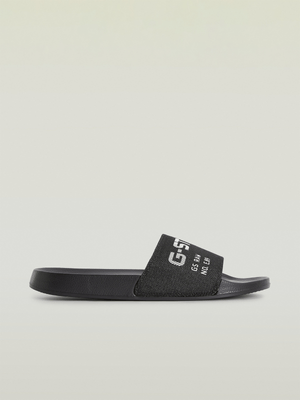 G-Star Men's Cart V Denim Black/White Slide
