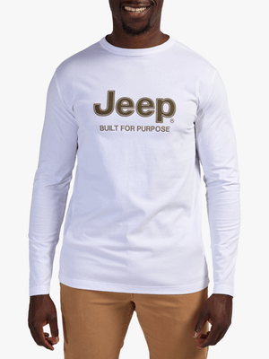 Men's Jeep Logo Applique Long Sleeve T-Shirt