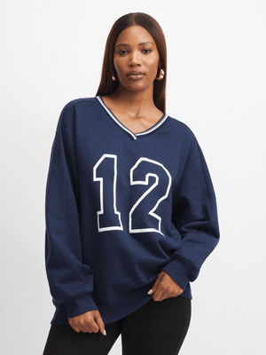 Jet Women's Navy 12 Active Top