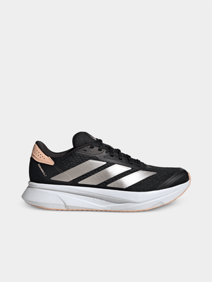 Women's adidas Adizero Duramo SL Black/Gold Sneaker