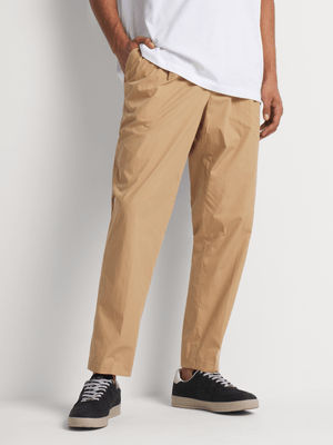 Men's Scotch & Soda Beige Morton Pleated Pants