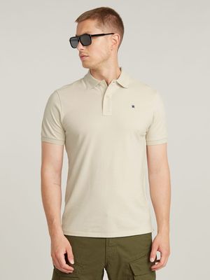 G-Star Men's Dunda Slim 2.0 Whitebait Polo