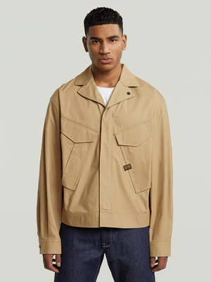 G-Star Men's Rovic Trucker Beige Jacket