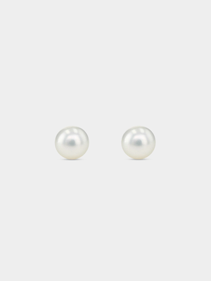 Sterling Silver Freshwater Pearl Stud Earrings