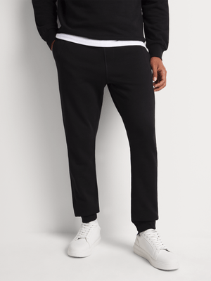Men's Markham Core Knit Black Jogger