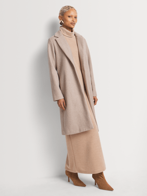 Unlined Melton Coat