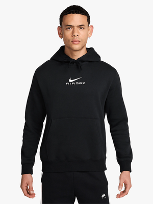 Nike Men's Nsw Club Black Hoodie