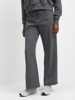 Women's APX Fashion Charcoal Wide-Leg Pants