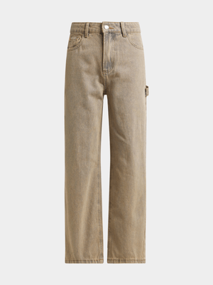 Boys Baggy Denim Carpenter Jeans