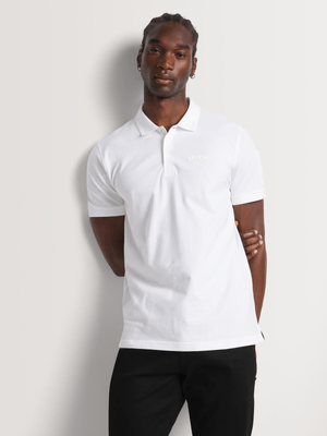 Men's Union-DNM Cotton Blend White Polo