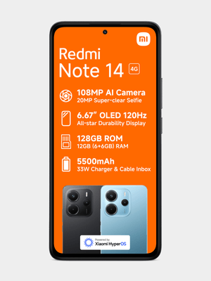 Xiaomi Redmi Note 14 Dual Sim +15GB +50Min - Telkom