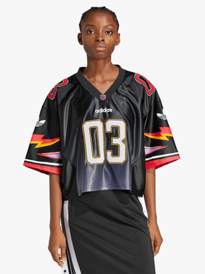 adidas Originals Women's Adilenium Season 3 Black Football Jersey