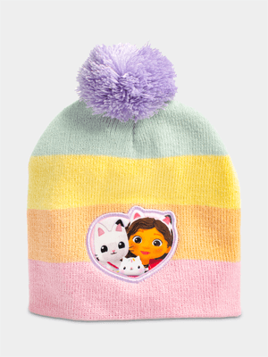 Gabbys Dollhouse Pink Beanie & Glove