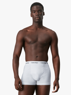 Men's Calvin Klein White 3p Trunk