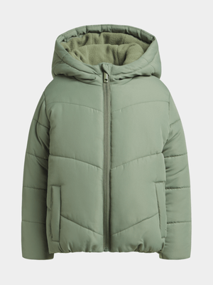 Exact Older Girl's Fatigue Puffer Jacket