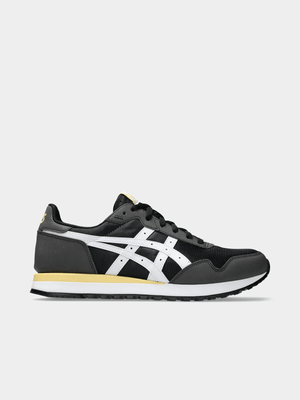 Mens Asics Tiger Runner II Black/Grey Sneaker