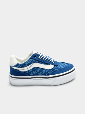 Kids Vans Brooklyn LS Blue/White Sneaker