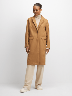 Jet Women's Caramel Melton Coat