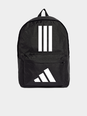 adidas Originals Unisex Classics Bars 3 Stripes Black Backpack