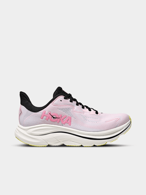 Hoka Womens Clifton 10 Carnation/Starlight Glow Running Shoes