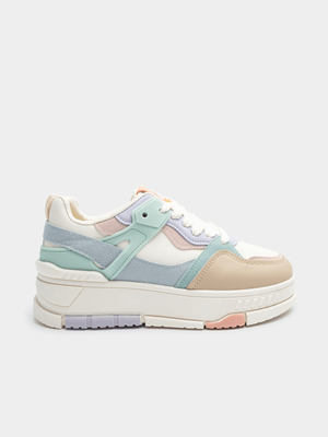 Womens TomTom Podium Multi/Neutral Platform Sneaker