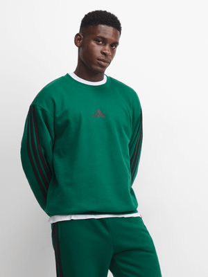 Mens adidas Green Sweater